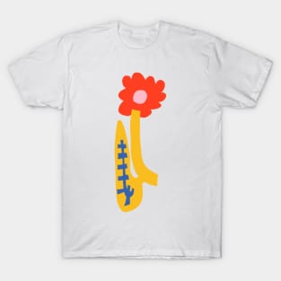 Abstract Flower T-Shirt